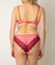 Kiran Low Rise Knicker In Wine/Rose Pink/Rust