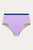 Lily High Waist Knicker In Orchid/Moss Green/Deep Navy - Orchid/Moss Green/Deep Navy