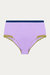 Lily High Waist Knicker In Orchid/Moss Green/Deep Navy - Orchid/Moss Green/Deep Navy