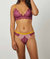 Megan Seamless Knicker In Oxblood/Mustard/Dusty Rose