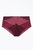 Orla Lace High Waist Knicker In Dark Purple - Dark Purple