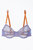 Seren Clean Tulle Underwire Bra In Medium Blue