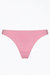 Thea Organic Cotton Thong In Medium Pink - Medium Pink