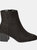 Dorothy Perkins Womens/Ladies Andrea Block Heel Ankle Boots (Natural Black) (5)