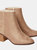 Dorothy Perkins Womens/Ladies Andrea Block Heel Ankle Boots (Taupe) (10) - Taupe