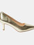 Dorothy Perkins Womens/Ladies Bailey Pointed Stiletto Heel Court Shoes (Gold) (6) - Gold