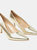 Dorothy Perkins Womens/Ladies Bailey Pointed Stiletto Heel Court Shoes (Gold) (6)