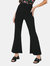 Dorothy Perkins Womens/Ladies Bengaline Button Detail Petite Pants (Black) - Black