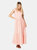 Dorothy Perkins Womens/Ladies Broderie Tie Shoulder Midi Dress (Pink) - Pink