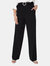 Dorothy Perkins Womens/Ladies Buckle Detail Straight Leg Pants (Black) - Black