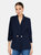 Dorothy Perkins Womens/Ladies Button Detail Ruched Blazer (Navy) - Navy