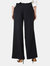 Dorothy Perkins Womens/Ladies Button Front Straight Leg Pants (Black)