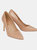 Dorothy Perkins Womens/Ladies Dash Crocodile Print Pointed Court Shoes (Blush) (10) - Blush