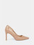 Dorothy Perkins Womens/Ladies Dash Crocodile Print Pointed Court Shoes (Blush) (10)