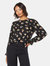 Dorothy Perkins Womens/Ladies Ditsy Floral Long-Sleeved Blouse (Black) - Black