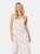 Dorothy Perkins Womens/Ladies Ditsy Print Shirred Bodice Petite Midi Dress (Ivory)