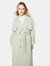 Dorothy Perkins Womens/Ladies Double-Breasted Trench Coat (Sage)