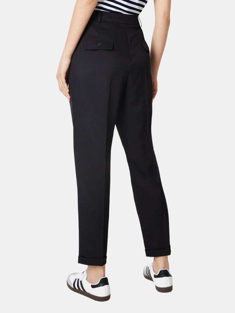 Dorothy Perkins Womens/Ladies Double Button Pants (Black)