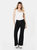 Dorothy Perkins Womens/Ladies Flared High Rise Jeans (Black) - Black