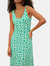 Dorothy Perkins Womens/Ladies Floral Midi Dress (Green/White)