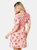 Dorothy Perkins Womens/Ladies Floral Shirred Flutter Mini Dress (Pink)