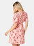 Dorothy Perkins Womens/Ladies Floral Shirred Flutter Mini Dress (Pink)