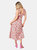 Dorothy Perkins Womens/Ladies Floral Strappy Frill Midi Dress (Pink)