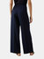 Dorothy Perkins Womens/Ladies High Waist Petite Wide Leg Pants (Navy)