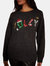 Dorothy Perkins Womens/Ladies Jolly Christmas Sweater (Black) - Black