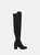 Dorothy Perkins Womens/Ladies Kelly Suedette Stretch Knee-High Boots (Black) (6)