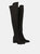 Dorothy Perkins Womens/Ladies Kelly Suedette Stretch Knee-High Boots (Black) (7) - Black