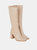 Dorothy Perkins Womens/Ladies Kristen Square Toe Knee-High Boots (Beige) (10) - Beige