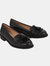 Dorothy Perkins Womens/Ladies Leigh Fringe Wide Loafers (Black) (6 Wide) - Black