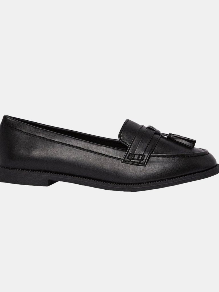 Dorothy Perkins Womens/Ladies Lennie Tassel Loafers (Black) (10)