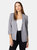 Dorothy Perkins Womens/Ladies Longline Clean Edge Ruched Blazer (Charcoal) - Charcoal