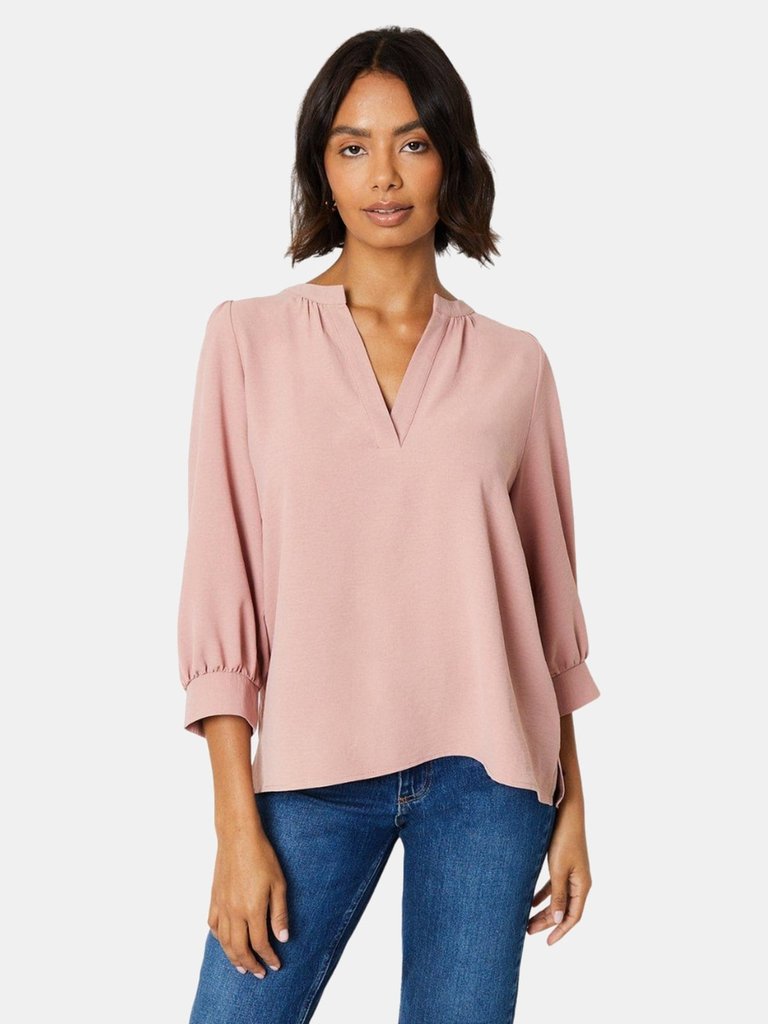 Dorothy Perkins Womens/Ladies Overhead Shirt (Dusty Pink) - Dusty Pink