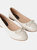 Dorothy Perkins Womens/Ladies Penelope Bow Ballet Shoes (Beige) (10) - Beige