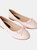 Dorothy Perkins Womens/Ladies Penelope Bow Ballet Shoes (Blush) (9) - Blush