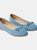 Dorothy Perkins Womens/Ladies Penelope Bow Ballet Shoes (Denim) (5) - Denim