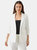 Dorothy Perkins Womens/Ladies Petite Ruched Blazer (Cream) - Cream