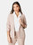 Dorothy Perkins Womens/Ladies Petite Ruched Blazer (Stone) - Stone