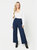 Dorothy Perkins Womens/Ladies Petite Wide Leg Pants (Navy) - Navy