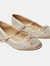 Dorothy Perkins Womens/Ladies Petra Mary Jane Diamante Ballet Shoes (Gold) (5) - Gold