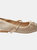 Dorothy Perkins Womens/Ladies Petra Mary Jane Diamante Ballet Shoes (Gold) (5)