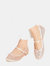 Dorothy Perkins Womens/Ladies Petra Mary Jane Diamante Ballet Shoes (Rose Gold) (8)