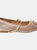 Dorothy Perkins Womens/Ladies Petra Mary Jane Diamante Ballet Shoes (Rose Gold) (8)