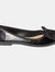 Dorothy Perkins Womens/Ladies Pippin Bow Detail Ballet Shoes (True Black) (9)