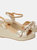 Dorothy Perkins Womens/Ladies Romi Knotted Wedges (Gold) (6) - Gold