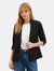 Dorothy Perkins Womens/Ladies Ruched Blazer (Black) - Black