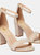 Dorothy Perkins Womens/Ladies Sadie Zip Wide High Block Heel Sandals (Blush) (7) - Blush